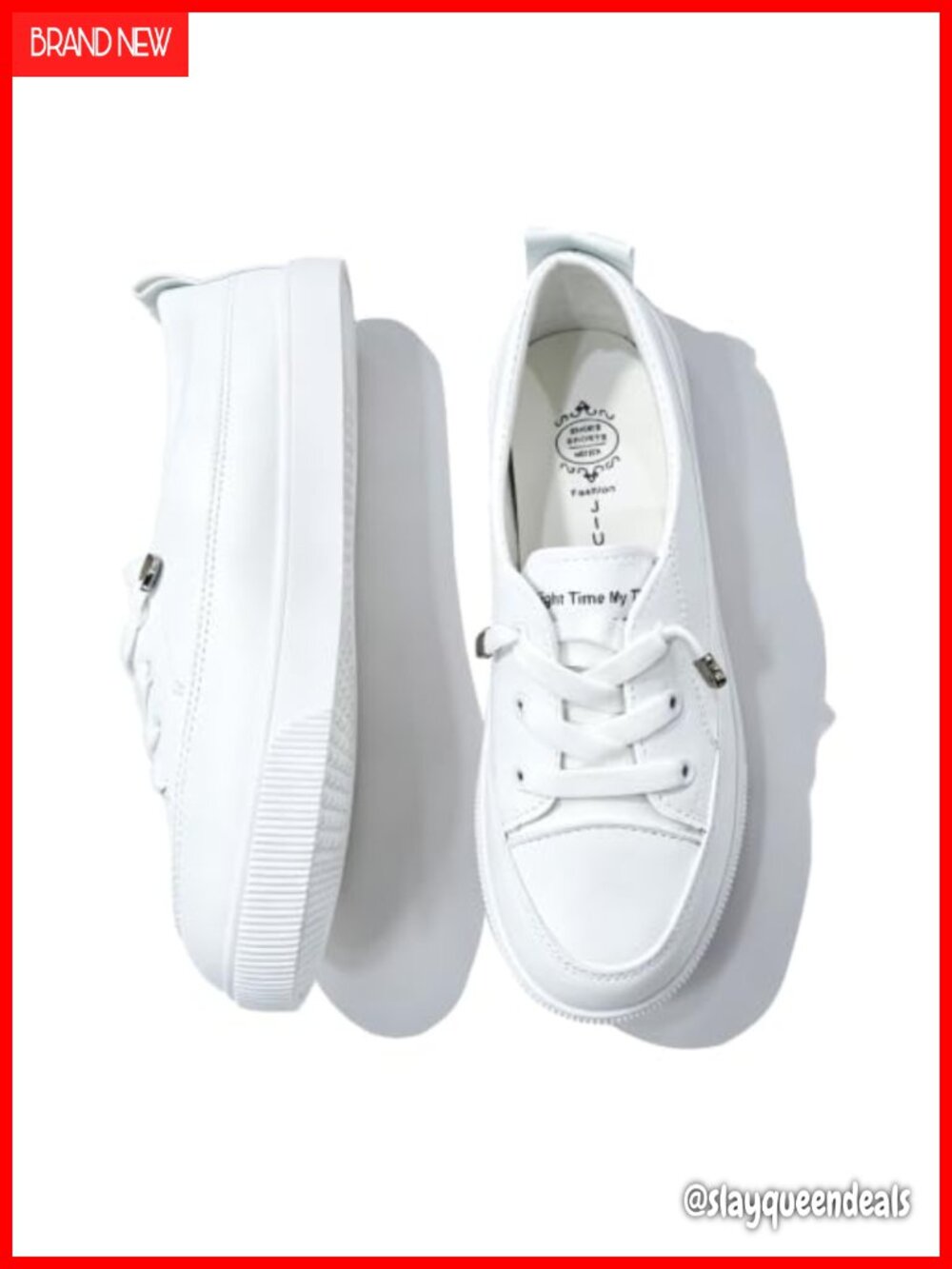 Women's Slip On PU Leather Sneakers Water Resistant Casual Walking Shoes